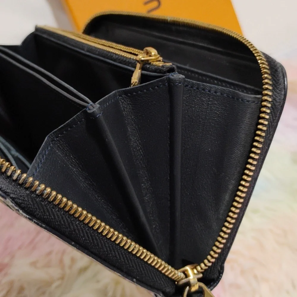 SALE! Authentic Louis Vuitton Vernis Leopard Zip Around Wallet CA0131 - Picture 15 of 16